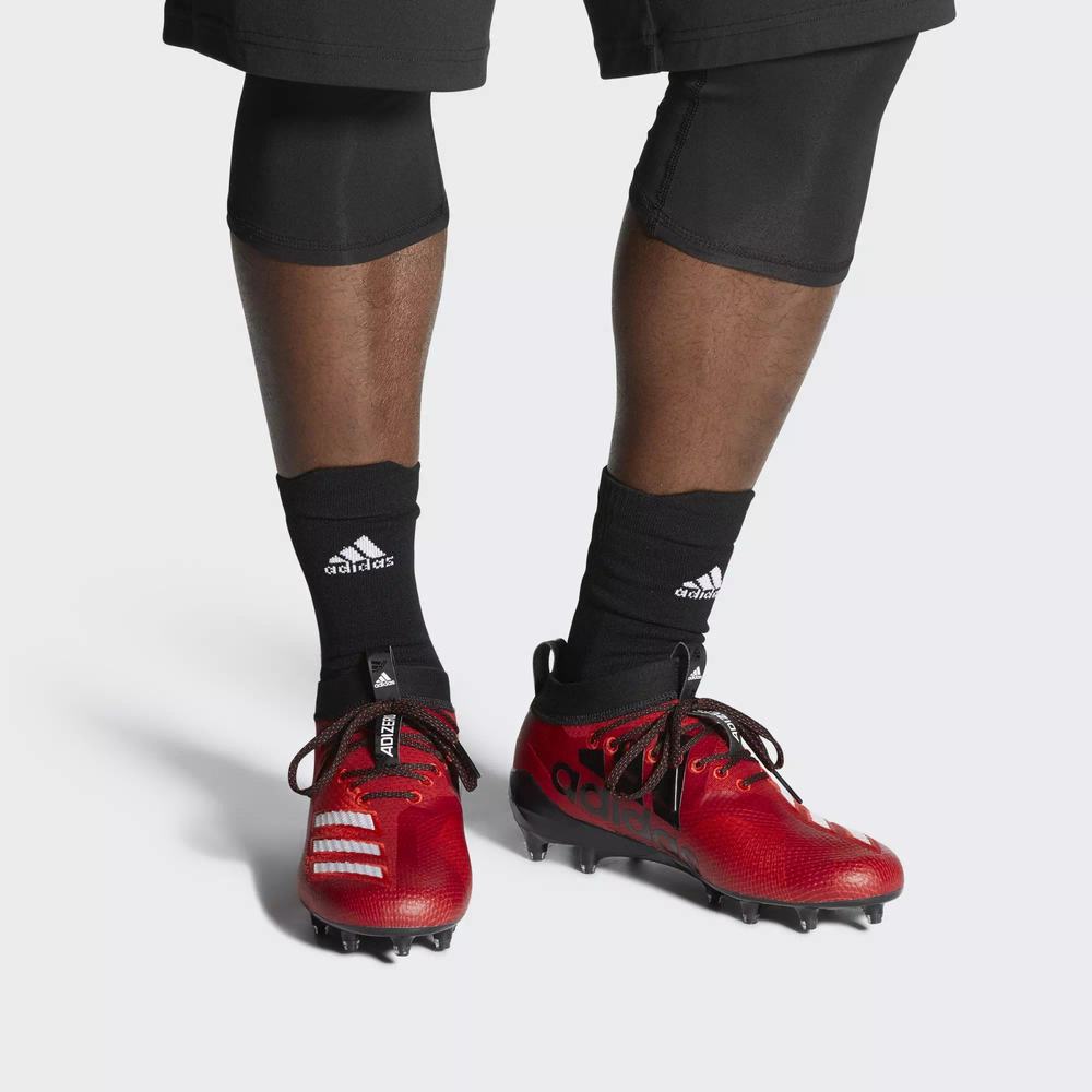 Adidas Adizero 8.0 Tacos de Futbol Rojos Para Hombre (MX-19791)